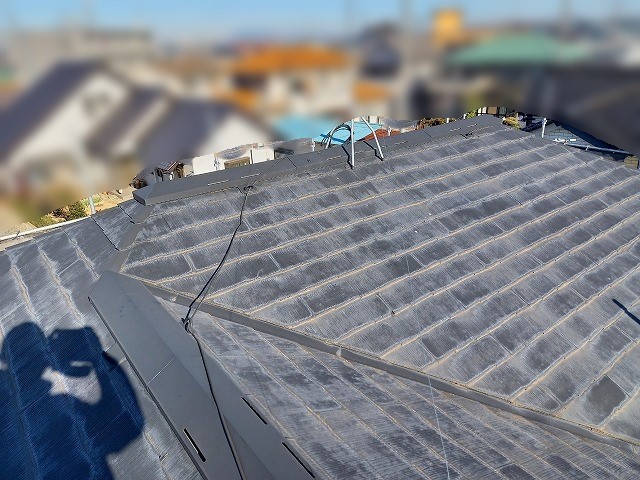 牛久市の住宅屋根のカバー工事